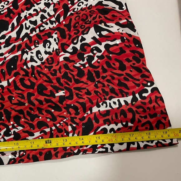 Bongo Ciara Red Corvette Animal Print Juniors Cami Top XL From Sears - Picture 11 of 14